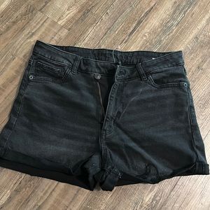 American eagle high waisted jean shorts